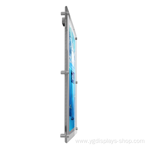 frameless acrylic crystal light box